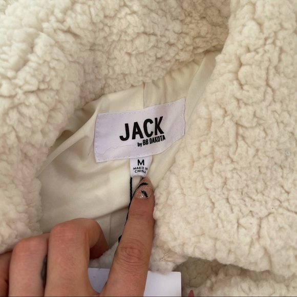 NWT Jack by BB Dakota soft skills ivory coat - Picture 6 of 9